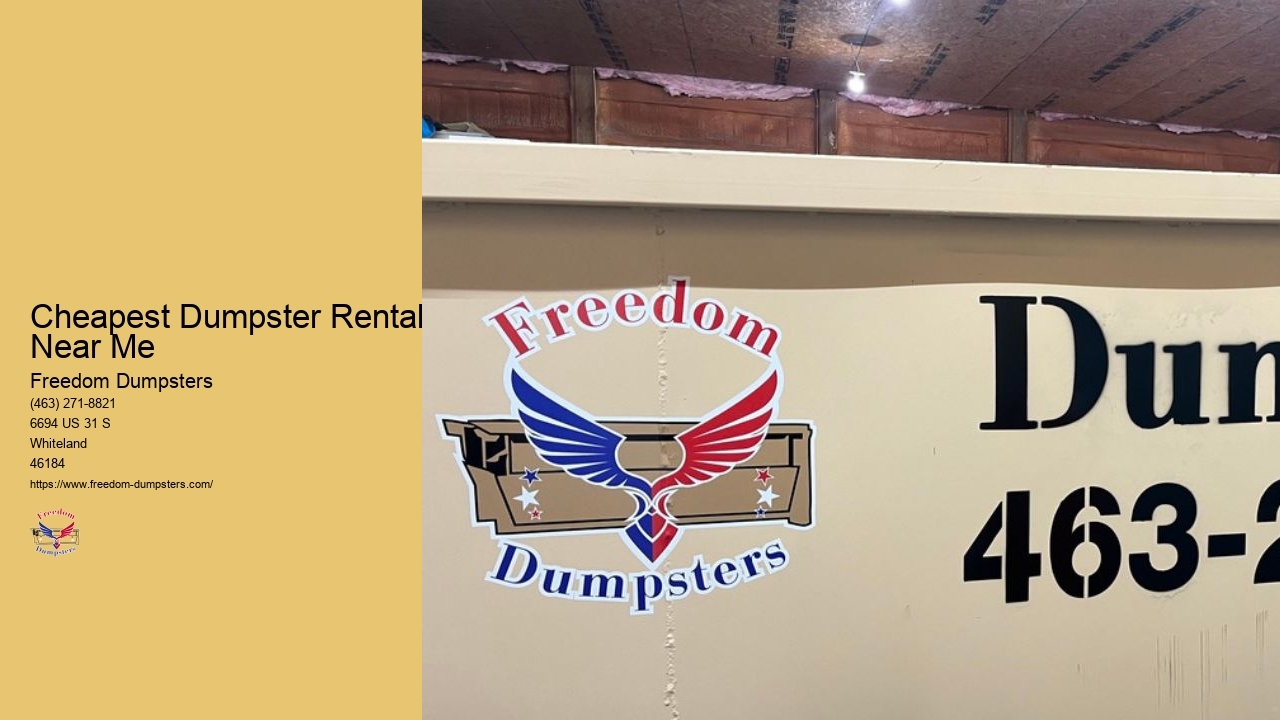Discount Dumpster Rental