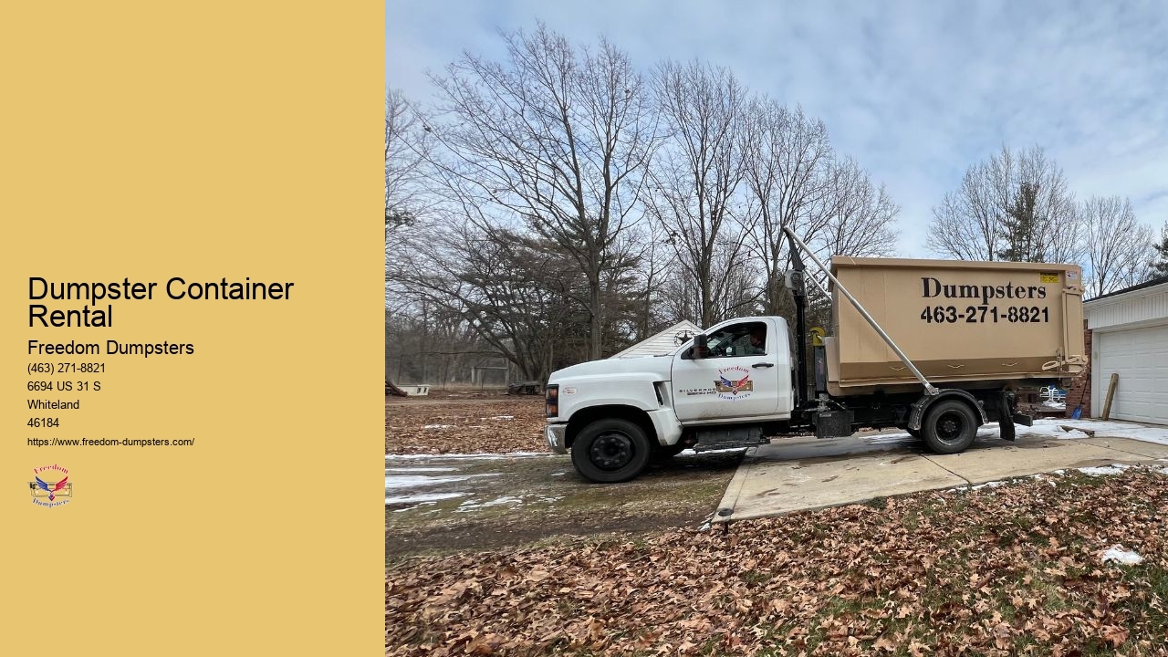 Garbage Dumpster Rental Near Me