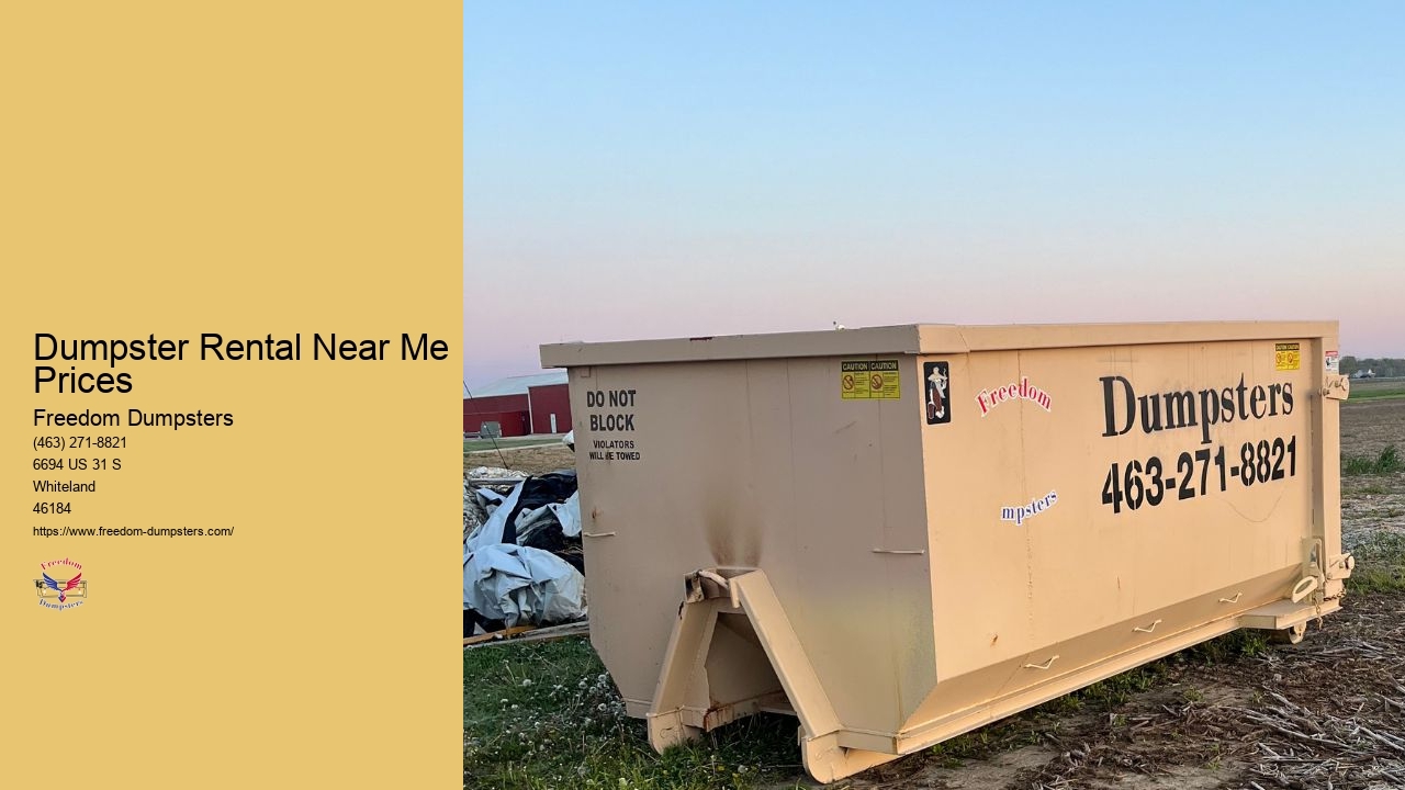 Cheap Dumpster