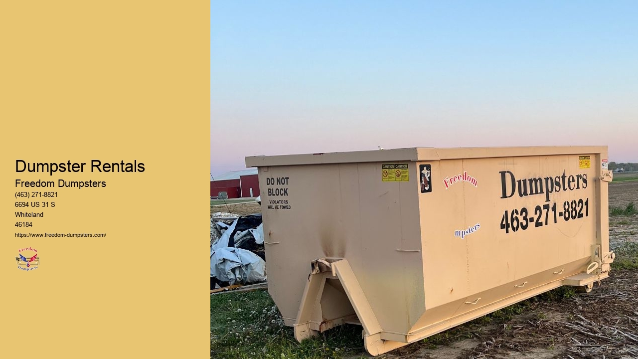 Commercial Dumpster Options