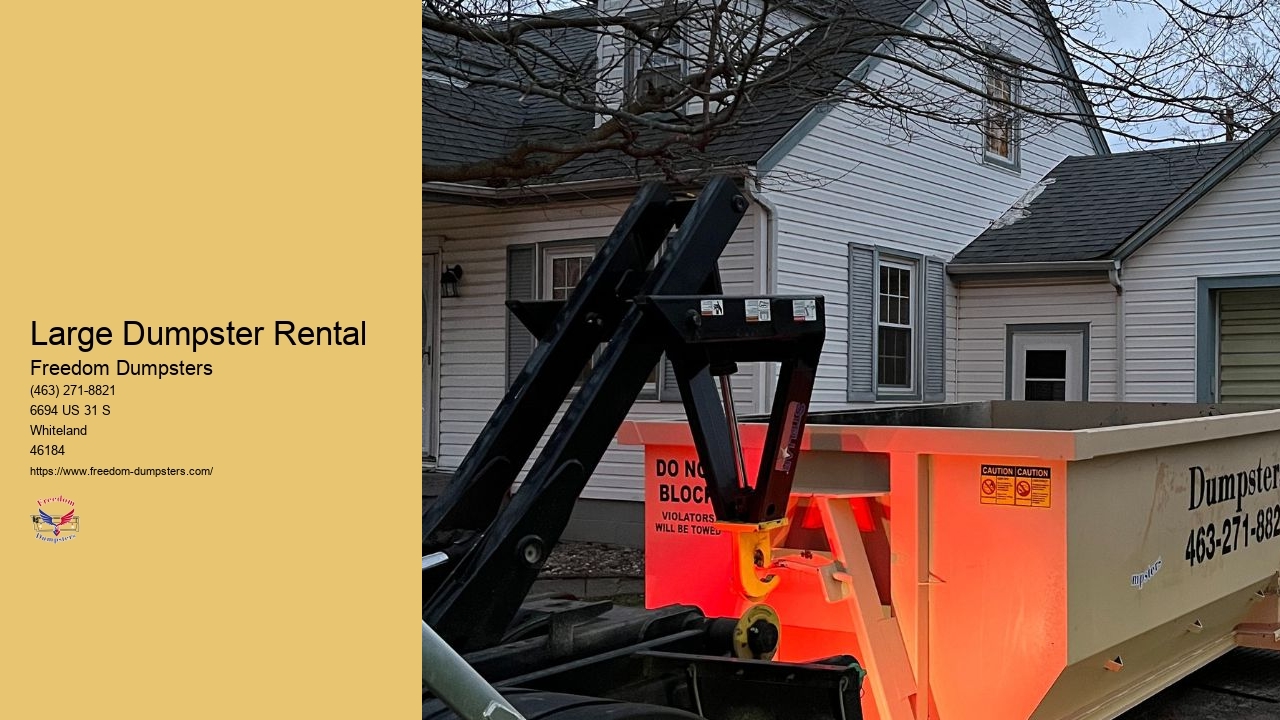 Large Dumpster Rental