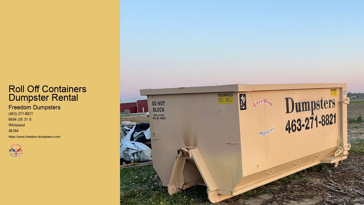 Yard Waste Dumpster Rental