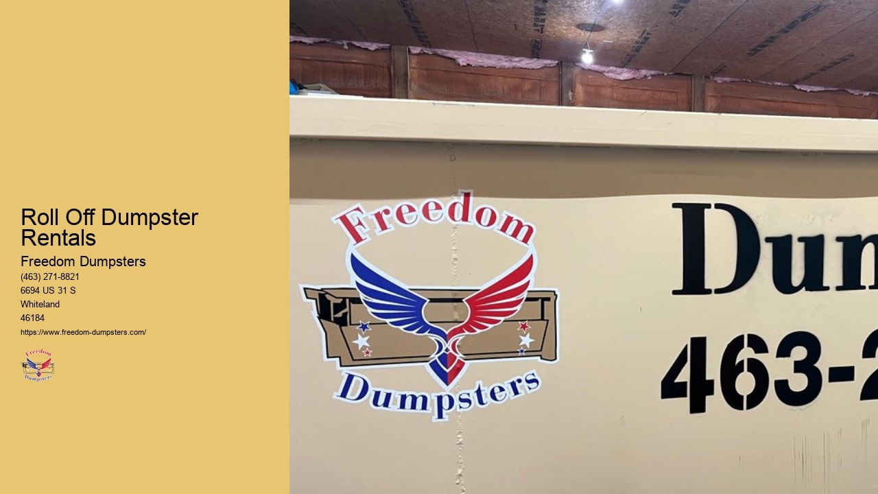 Small Dumpster Rentals